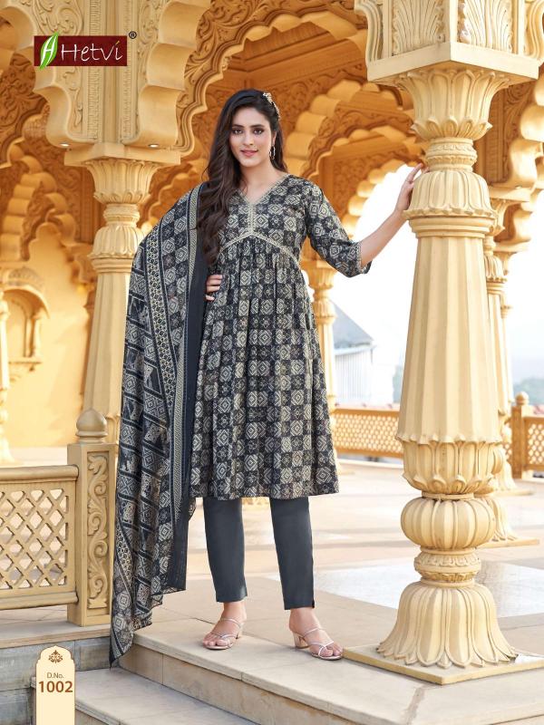 Hetvi Radha Ready Made Chanderi Modal Printed Collection